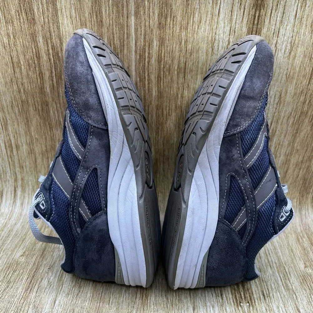 SAS Journey Mesh Men's Size 9 Blue Grey Suede Walking Shoes Made in USA Sneakers